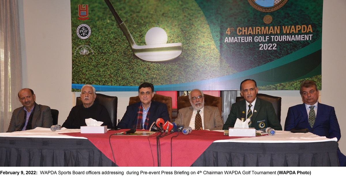 4th Chairman WAPDA Golf Tournament: As many as 300 golfers across the Country to Participate 